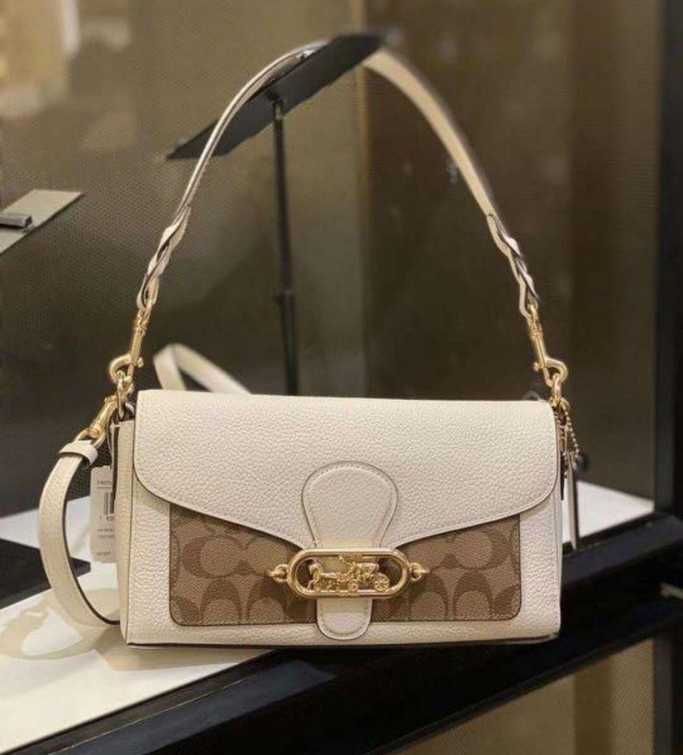 Coach jade shoulder bag white clearance