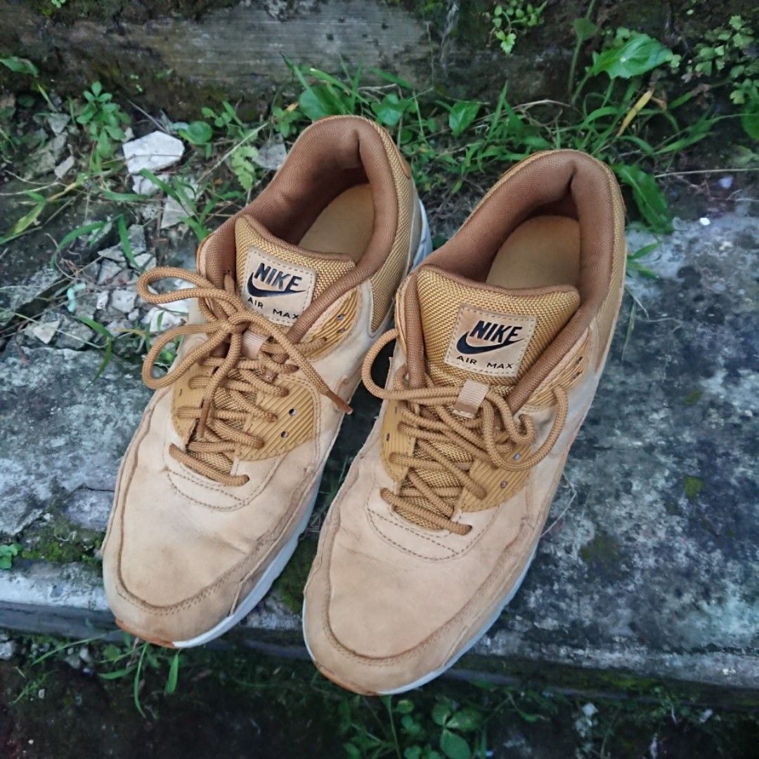 NIKE AIRMAX 90 ULTRA 2.0 LTR 924447 700 WHEAT ORIGINAL 100