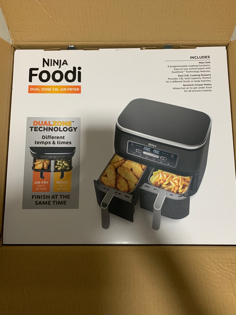 Ninja Foodi Dual Zone Air Fryer (AF300), TV & Home Appliances, Kitchen