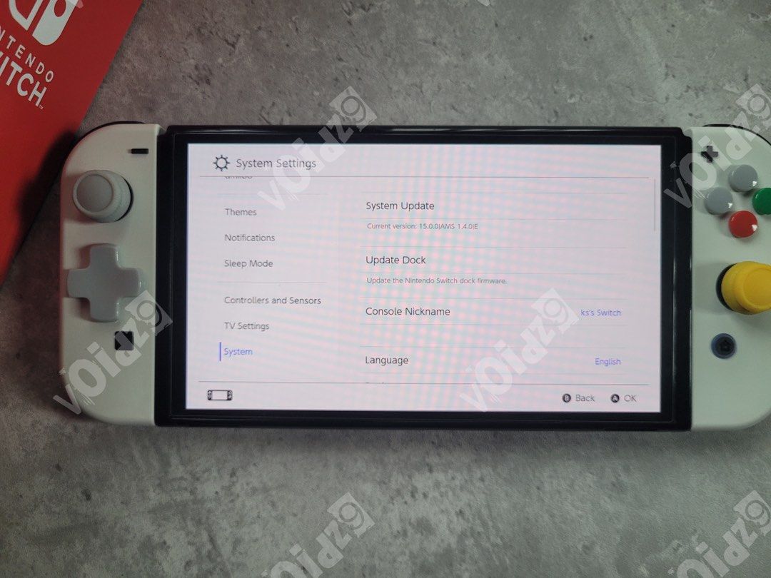 [vdz9.6] Nintendo Switch OLED Modded Jailbreak 2022, Video Gaming