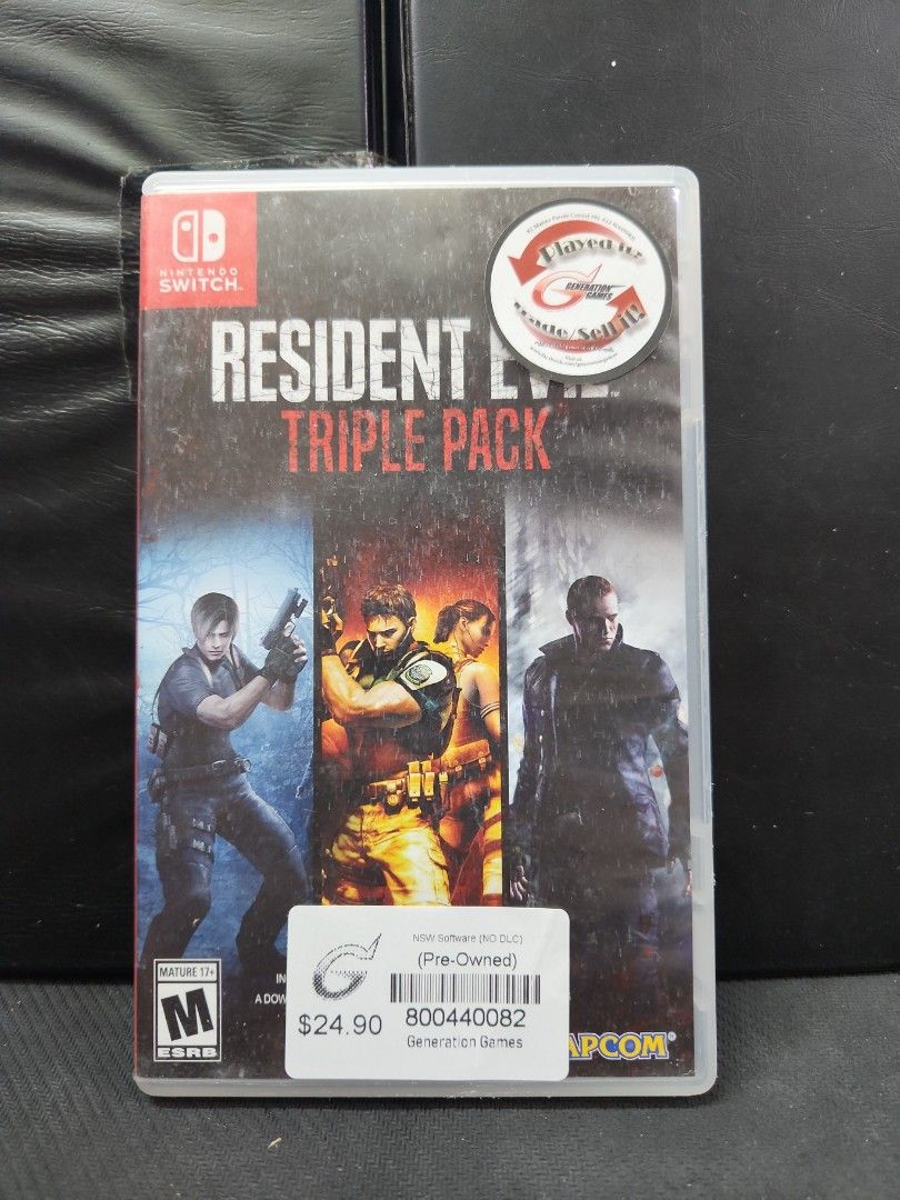  Resident Evil Triple Pack - Nintendo Switch : Capcom U S A Inc:  Everything Else