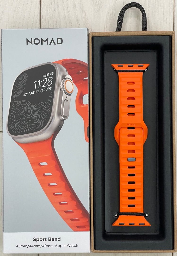 定番定番NOMAD Sport Band Ultra Orange Limited 腕時計(デジタル