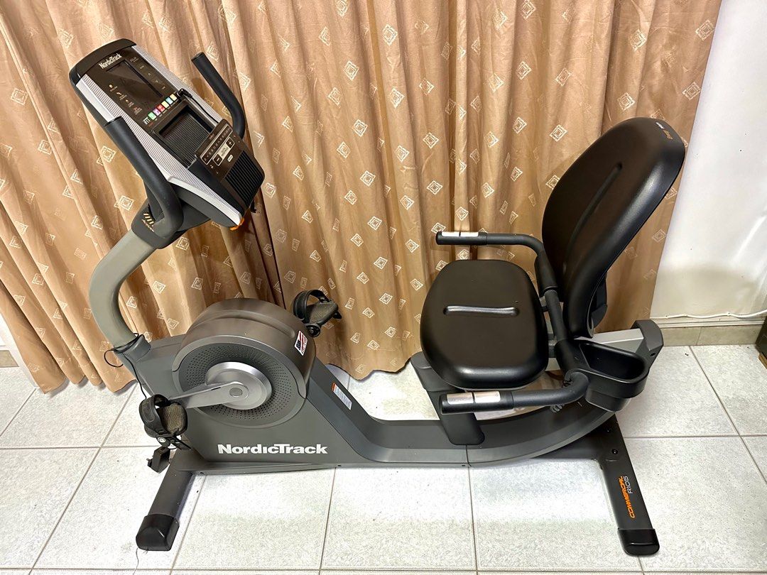 NordicTrack R105 Recumbent Cycle with iFit Live Sports