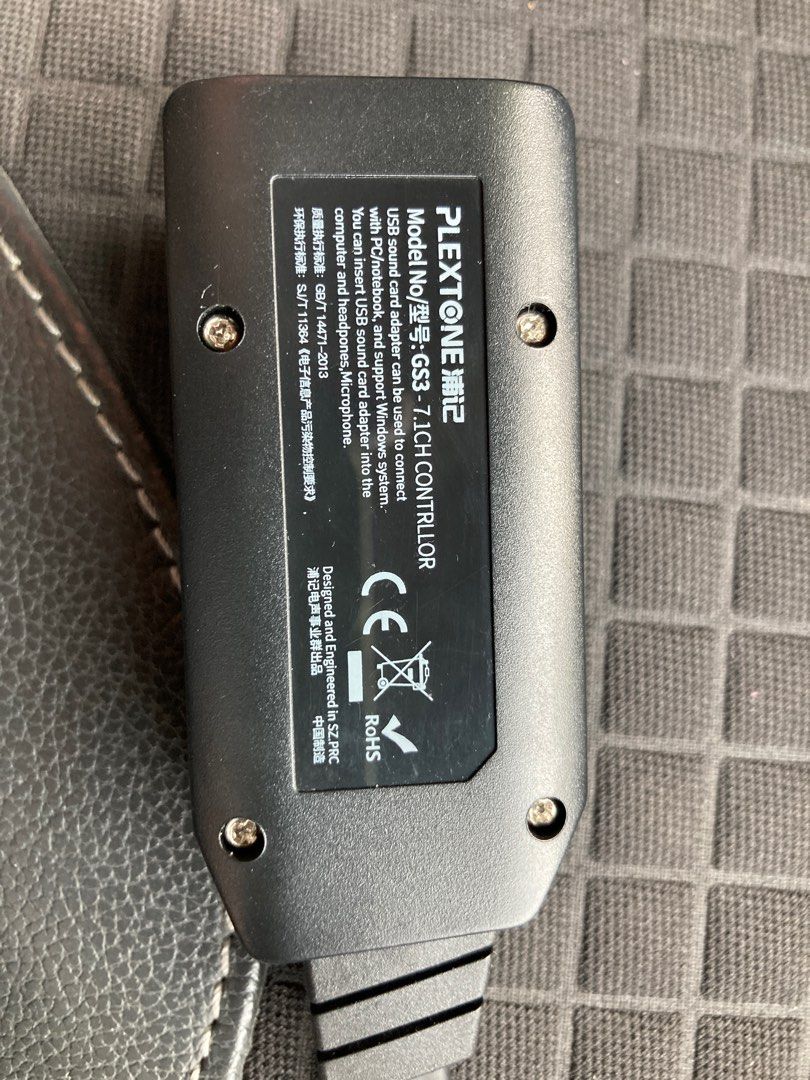 Original Plextone USB DSP SOUND CARD GS3 Mark II, Audio, Soundbars