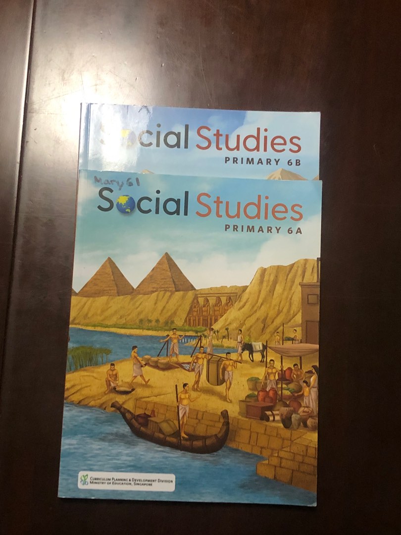 P6 Social Studies Textbooks 6A and 6B, Hobbies & Toys, Books