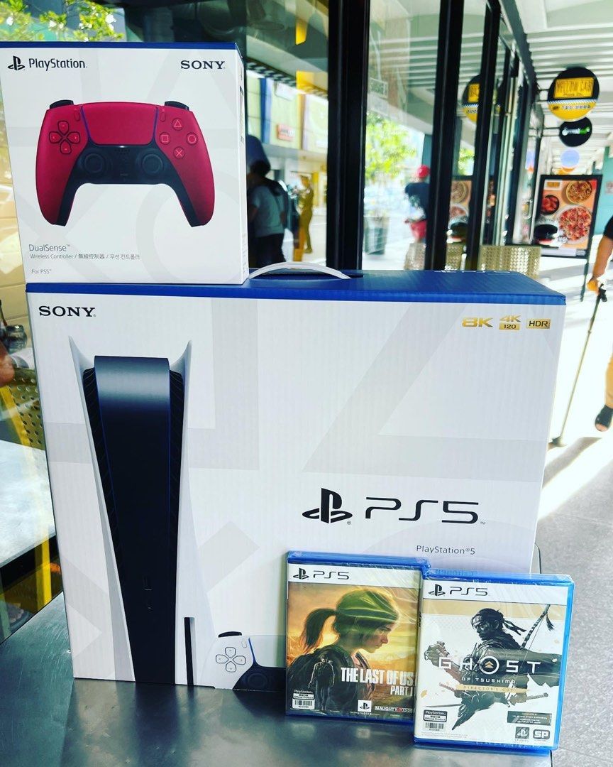 Ps5 Disc Edition Bundle (Category: PlayStation) located in Quezon City. Submitted by madamsgadgetsshop (Listing ID 1197793368, Image 1). Description: Brandnew Sealed With 2 Controller and 2 Games(ANY GAMES) 1 year warranty .