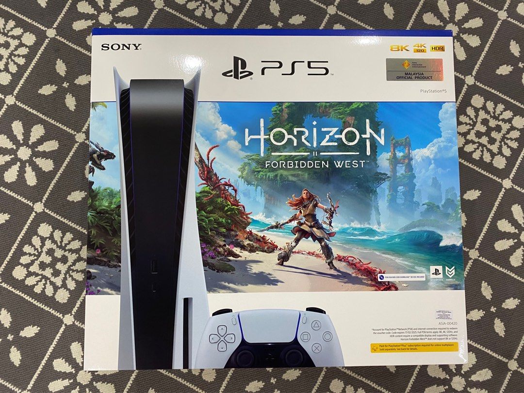 PS5-PlayStation®5 Console – Horizon Forbidden West™ Bundle, Video Gaming,  Video Game Consoles, PlayStation on Carousell