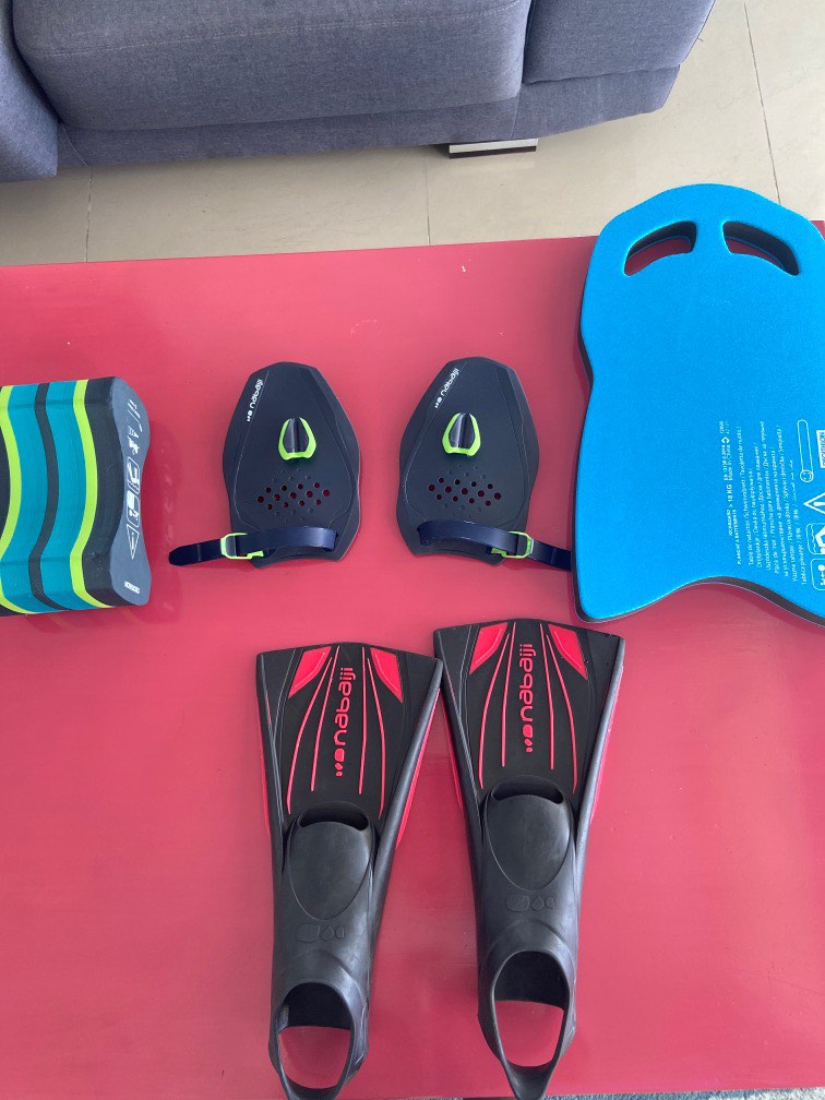 Pull buoy, fins, paddle, kickboard, Sports Equipment, Other Sports