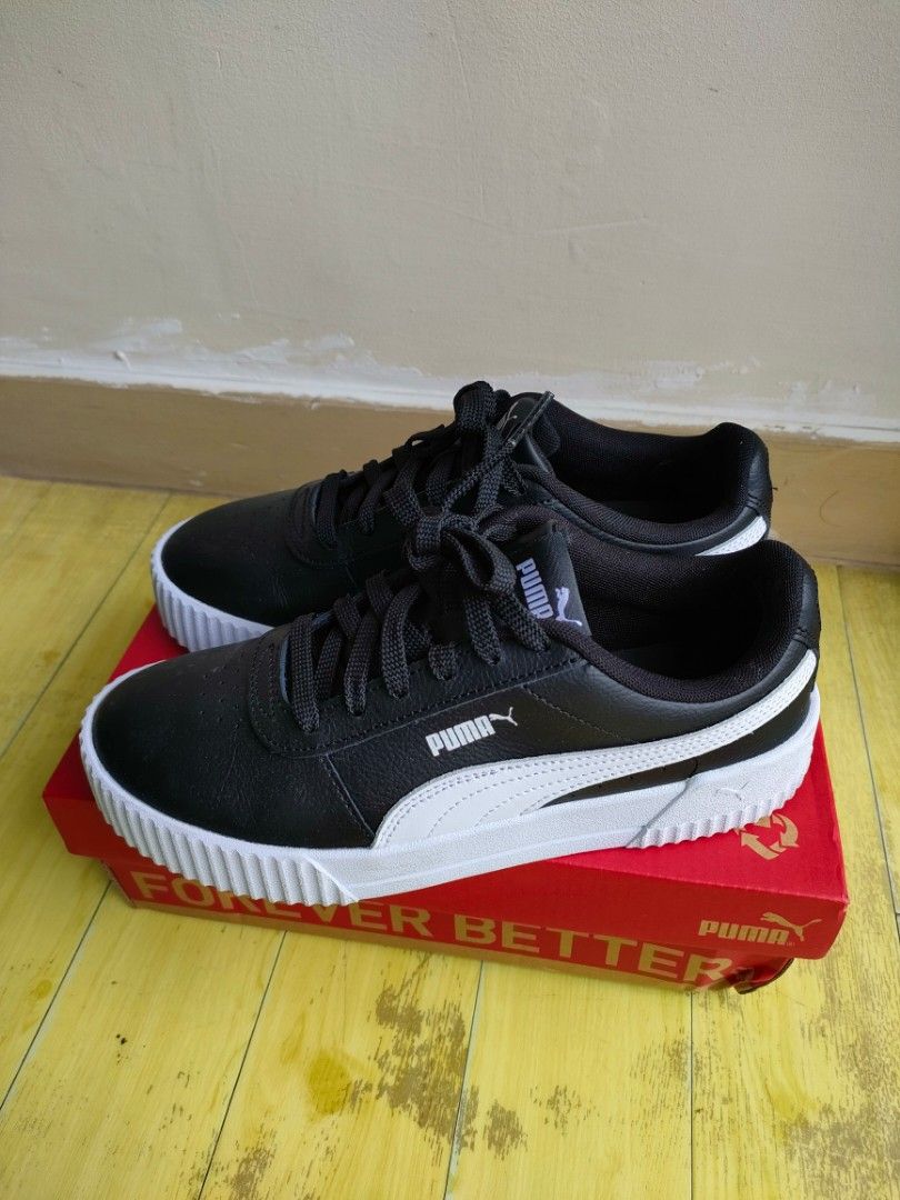 Puma Carina Leather Black UK5.5
