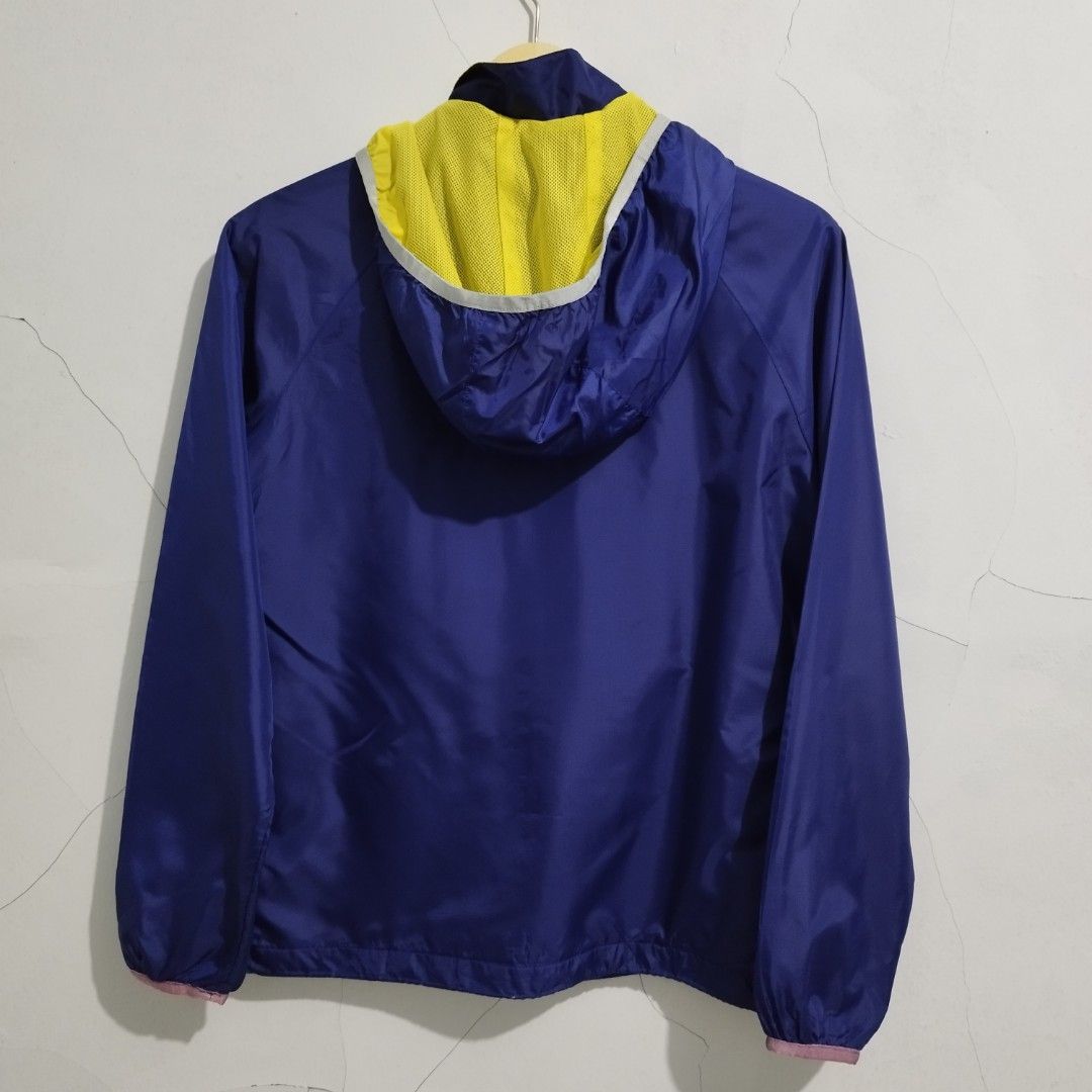 PUMA Yellow Blue Jacket Original, Fesyen Pria, Pakaian , Baju Luaran di