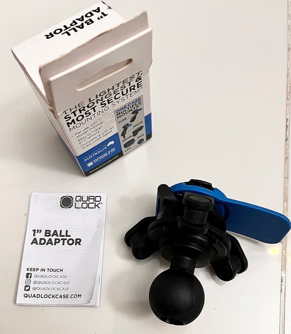 Quad lock + Vibration Dampener (both), Mobile Phones & Gadgets, Other