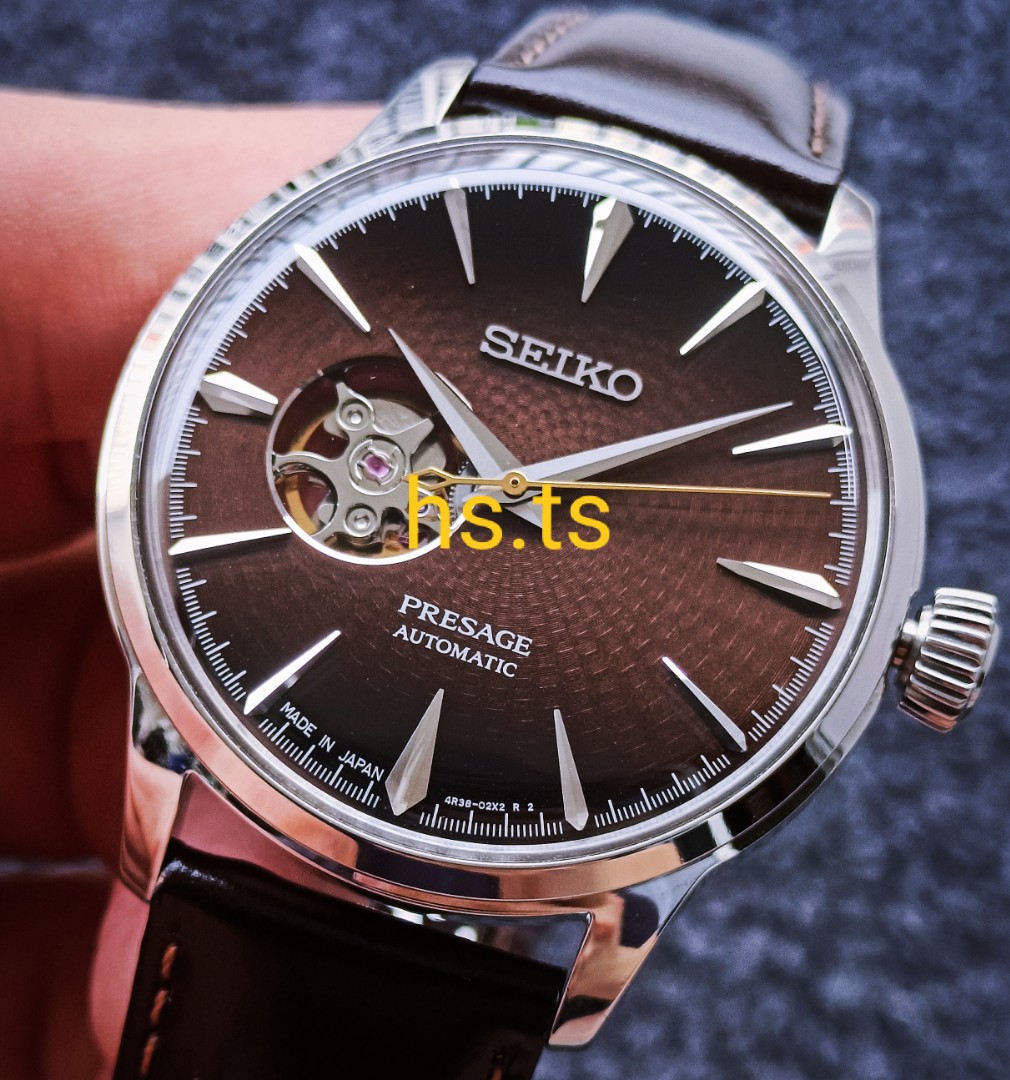 Rare! Seiko Presage Cocktail Brown Open Heart Automatic Dress Watch  SSA407J1, Men's Fashion, Watches & Accessories, Watches on Carousell