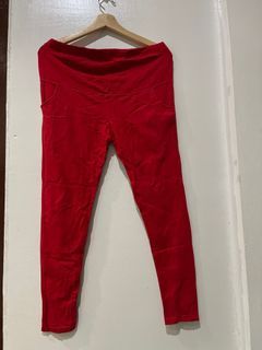 Red Pants maternity