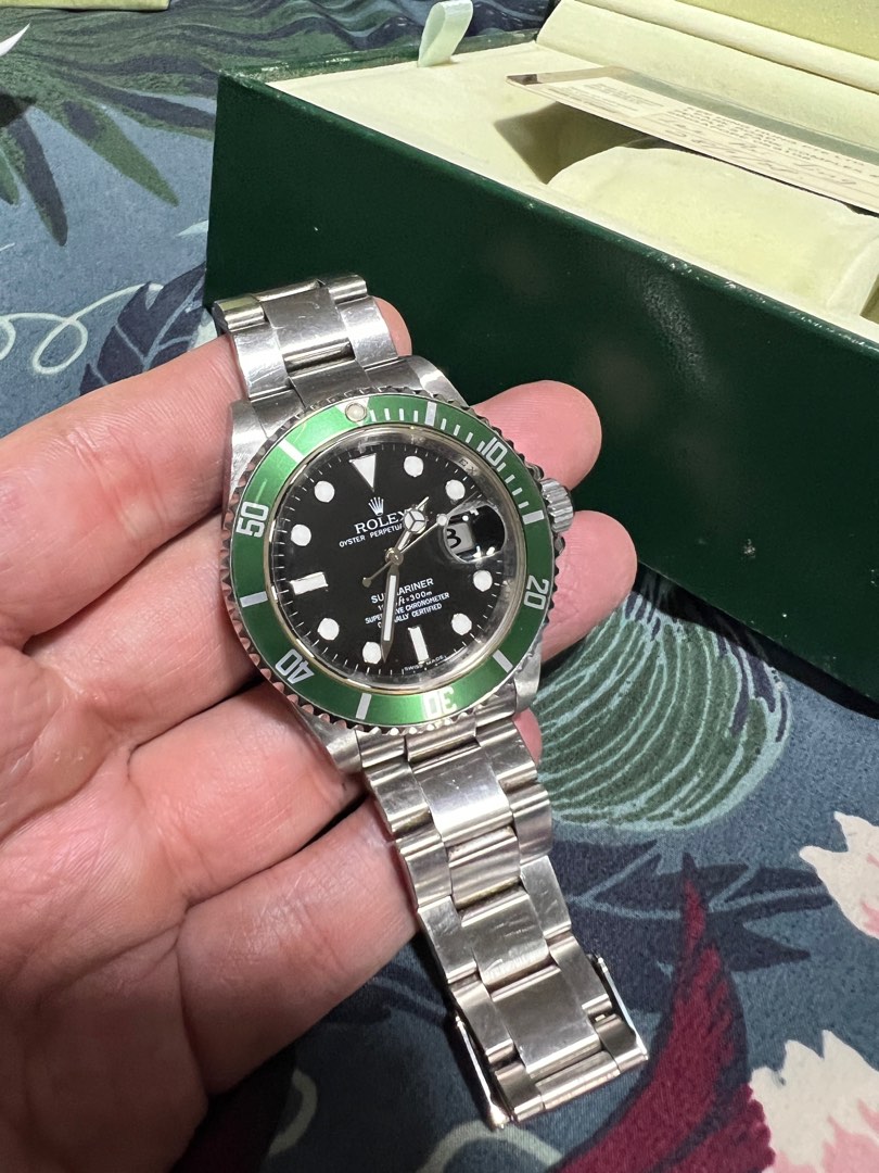 Rolex kermit 2008 sales