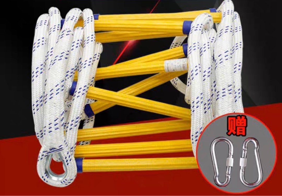 Rope Ladder for adventure and fire escape, Furniture & Home Living