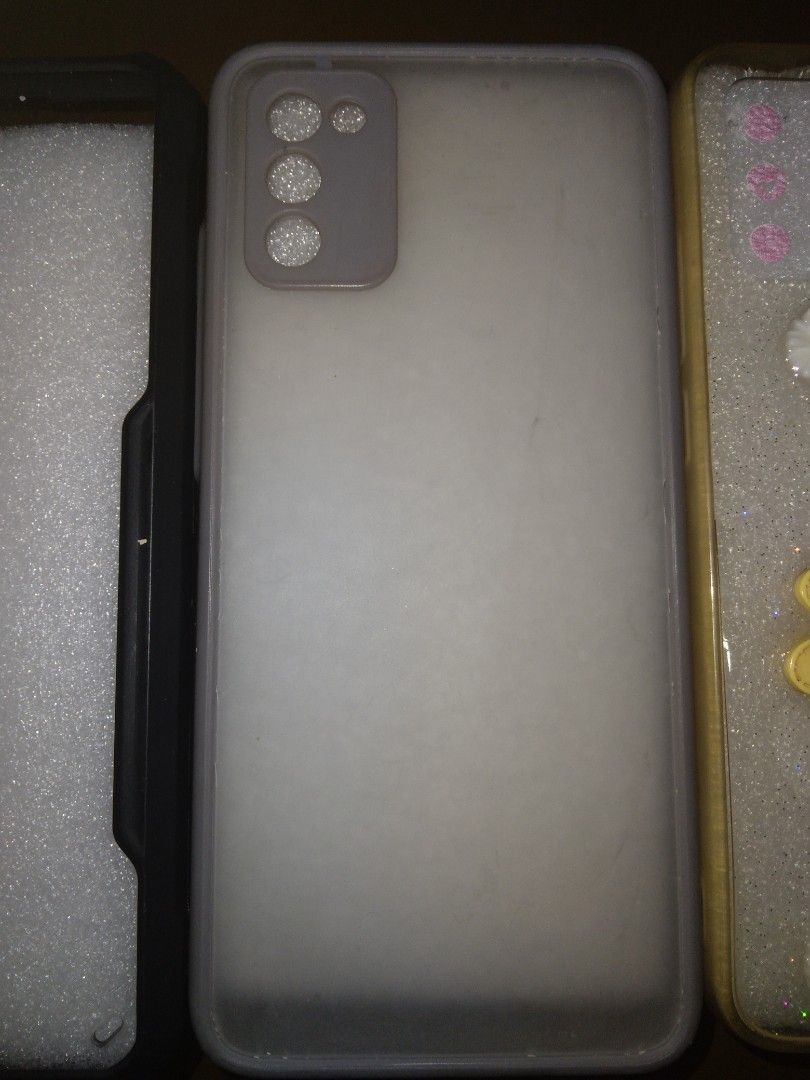 Samsung A03s/ A02s Cellphone case (Category: Cases & Sleeves) located in Quezon City. Submitted by nationalgoodtea (Listing ID 1197898948, Image 3). Description: rfs: decluttering -price is negotiable -mop: gcash/ cod lalamove.