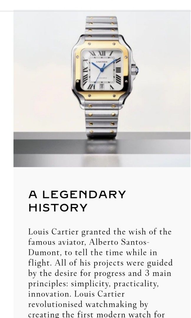 Cartier cheap santos de