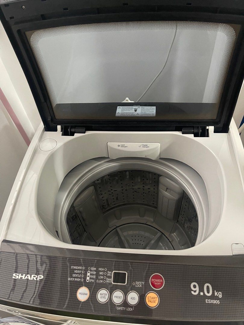 Sharp Washing Machine few months used only, TV & Home Appliances