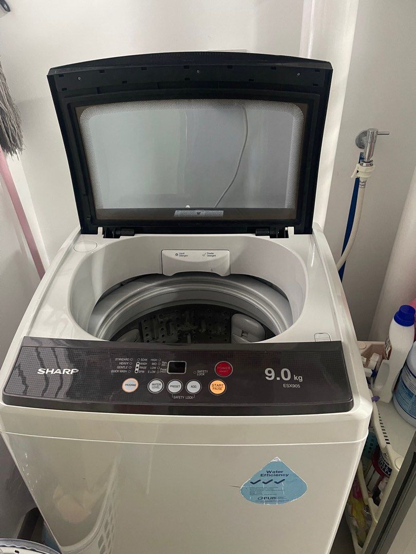 Sharp Washing Machine few months used only, TV & Home Appliances