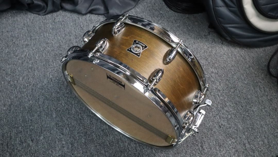 SIGNED Made in Japan Yamaha Vintage Series Maple 14x6 Snare Signed by Russ Miller