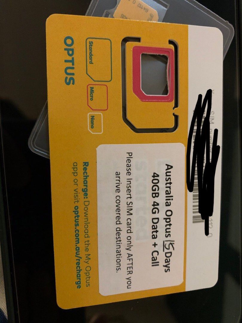 SIM Card for Australia Use 40GB unlimited call and sms, Mobile Phones & Gadgets, Mobile & Gadget