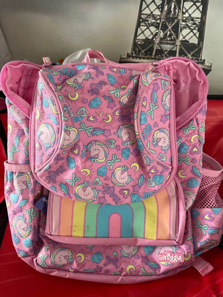 Smiggle Backpack Unicorn, Babies & Kids, Going Out, Carriers & Slings ...