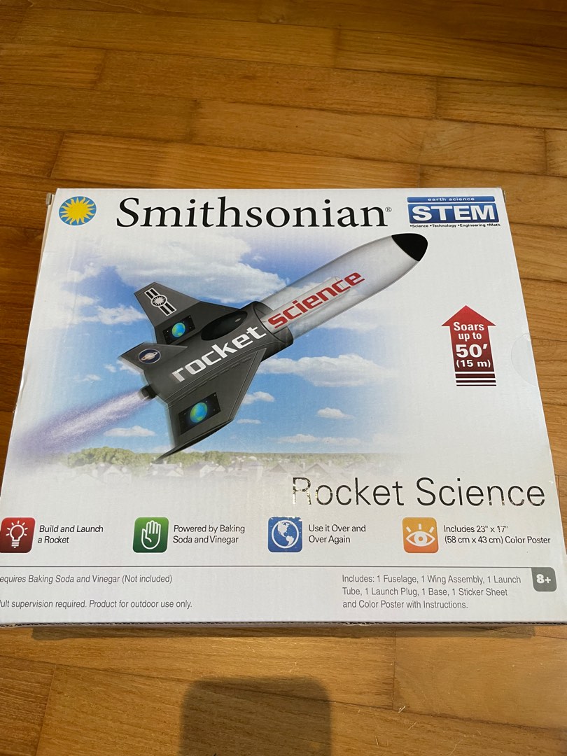 Smithsonian Rocket Toy STEM Hobbies Toys Toys Games on