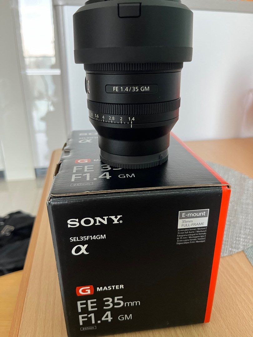 Sony 35GM 35mm F1.4 G Master, 攝影器材, 鏡頭及裝備 - Carousell