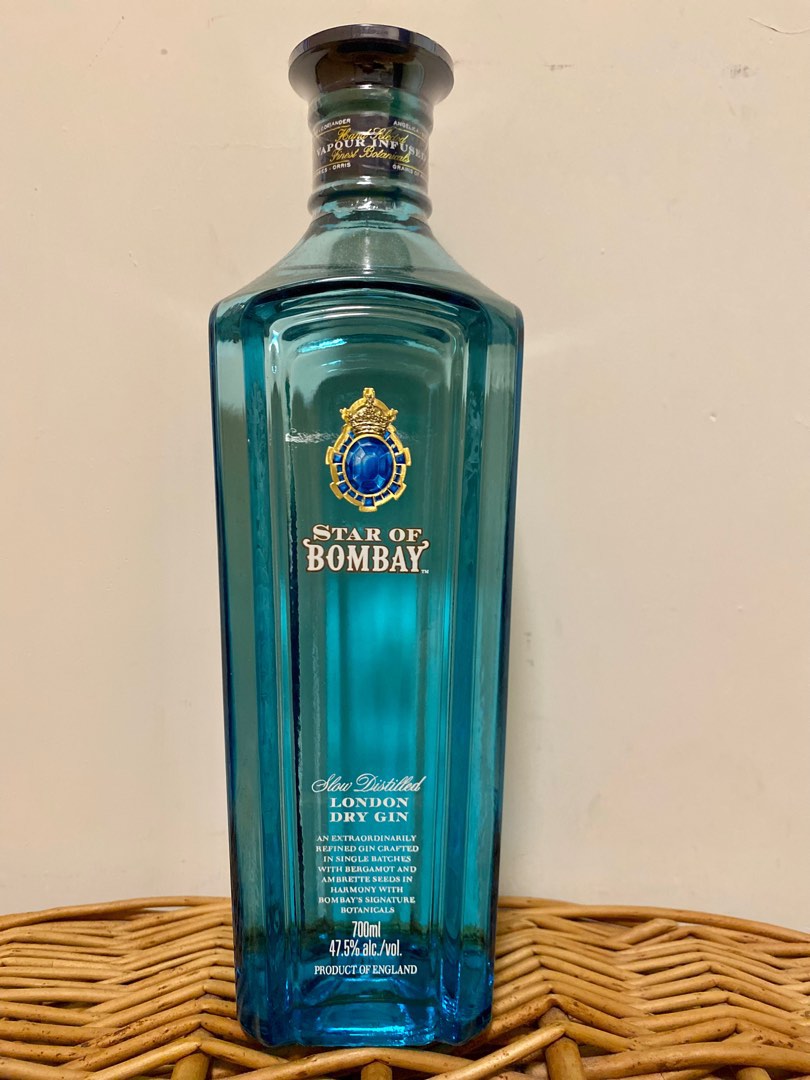 Star of Bombay gin London dry gin, 嘢食 & 嘢飲, 酒精飲料 Carousell