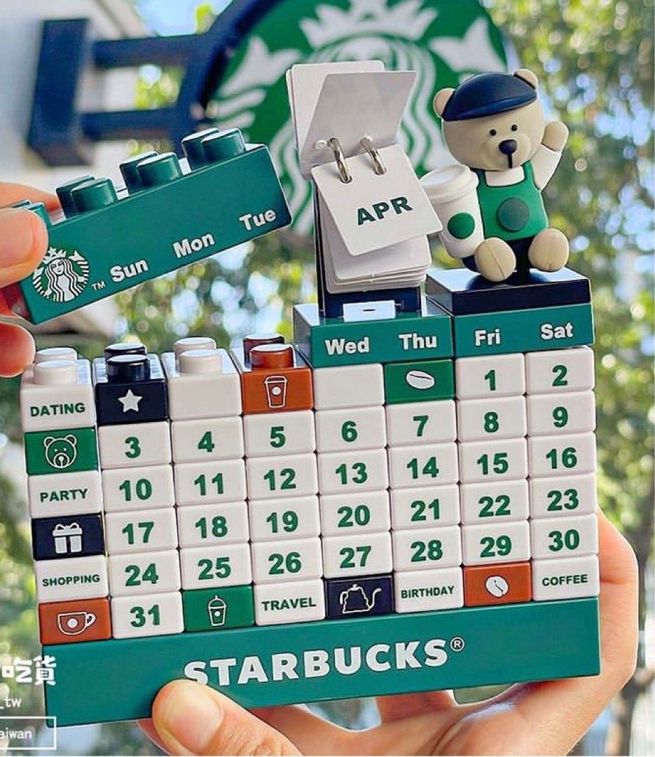 Starbucks calendar, Furniture & Home Living, Home Decor, Other Home