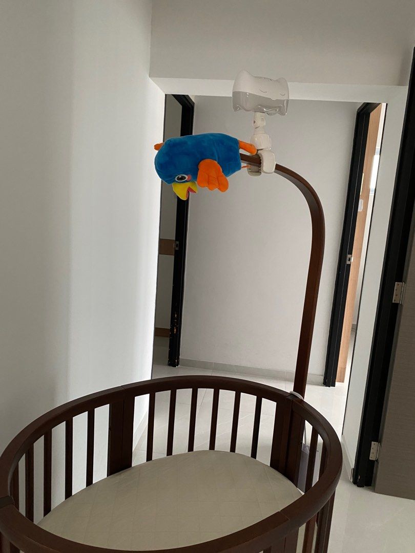 Stokke Sleepi Mini walnut with 2 mattress, Babies & Kids, Baby Nursery