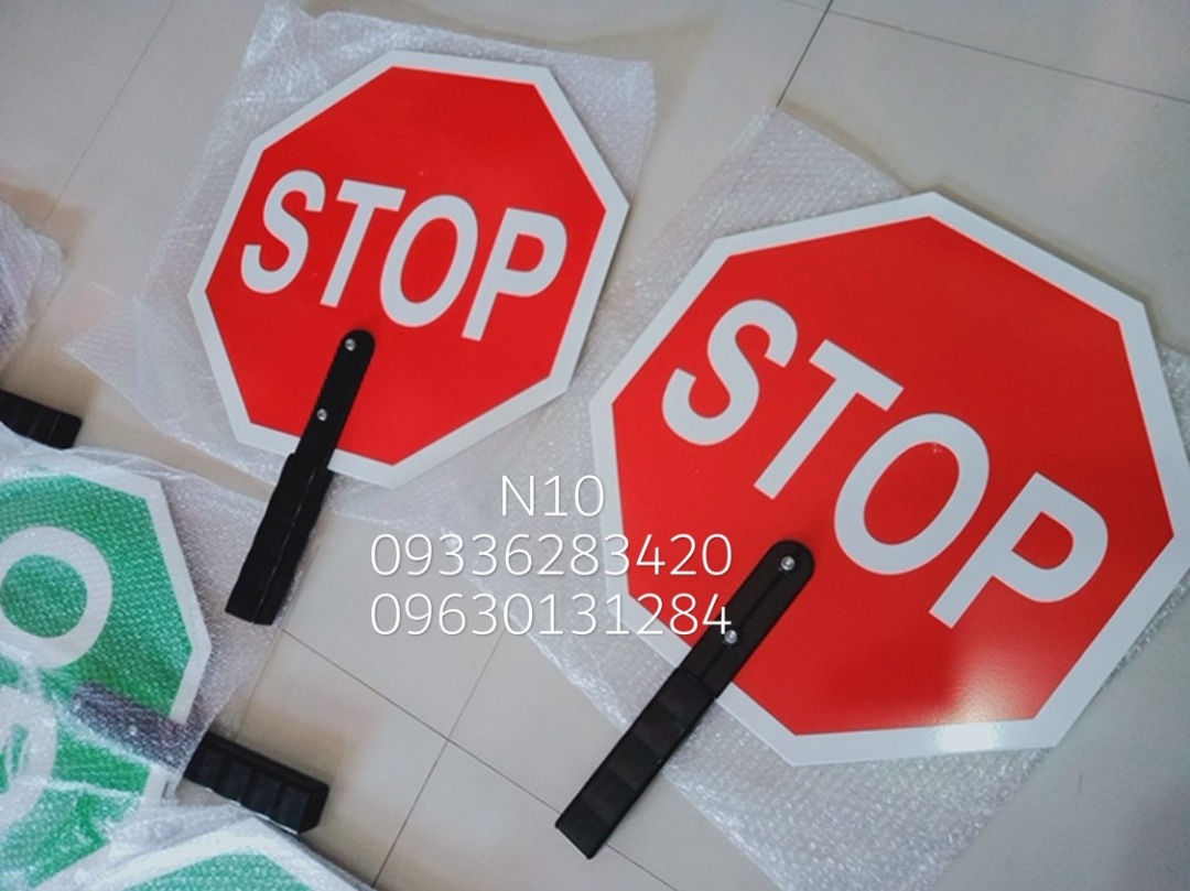 Stop and Go Paddle Sign, Commercial & Industrial, Industrial Equipment ...