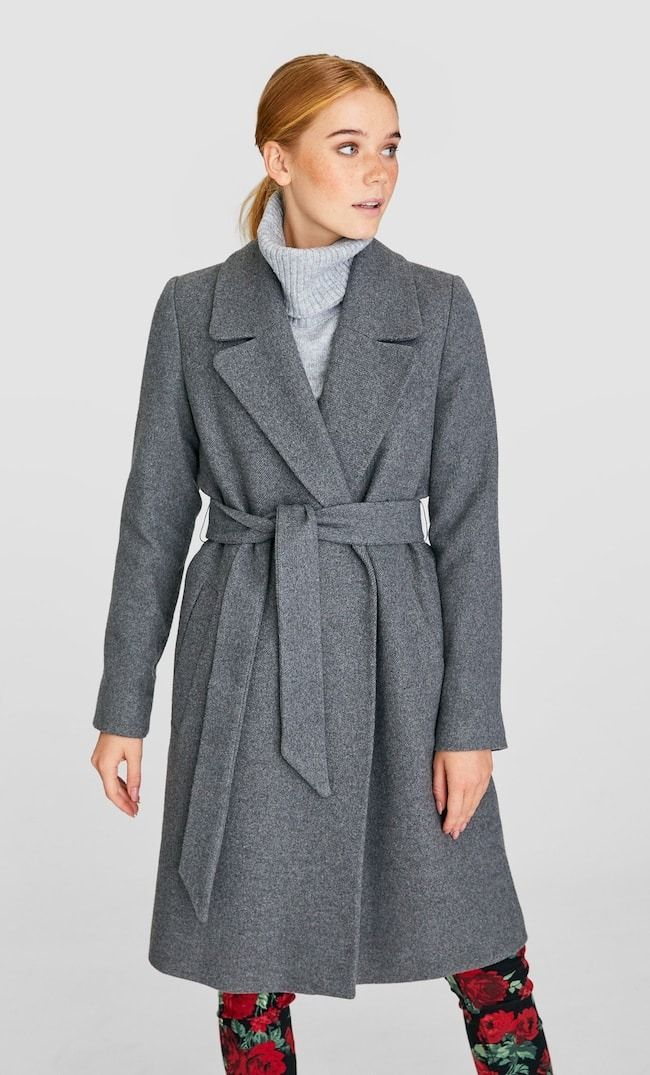 Stradivarius store grey coat