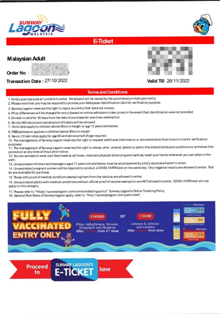 Sunway Lagoon Pass, Tickets & Vouchers, Local Attractions and Transport