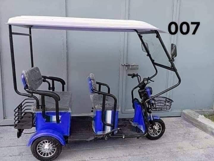 SUPER CODE 007 DUAL SEATER ELECTRIC BIKE (Category: Bicycles) located in Pasig City. Submitted by gemma_00 (Listing ID 1197972405, Image 1). Description: RESTOCKED ❗ SUPER CODE 007 DUAL SEATER ELECTRIC TRIKE ❗8inches TIRES▪️₱41,500 ❗10inches TIRES▪️₱42,000 🆓FREE TRAPAL (RAIN CURTAIN) 🆓FREE DEMO & ASSEMBLE 🆓FREE SIDEMIRROR 🆓FREE AUTOMATIC WIPER 🆓WITH CERTIFICATE OF OWNERSHIP ❗₱46,000 INSTALLMENT PRICE (HOME CREDIT AND CREDIT CARD) ✅PWEDE INST