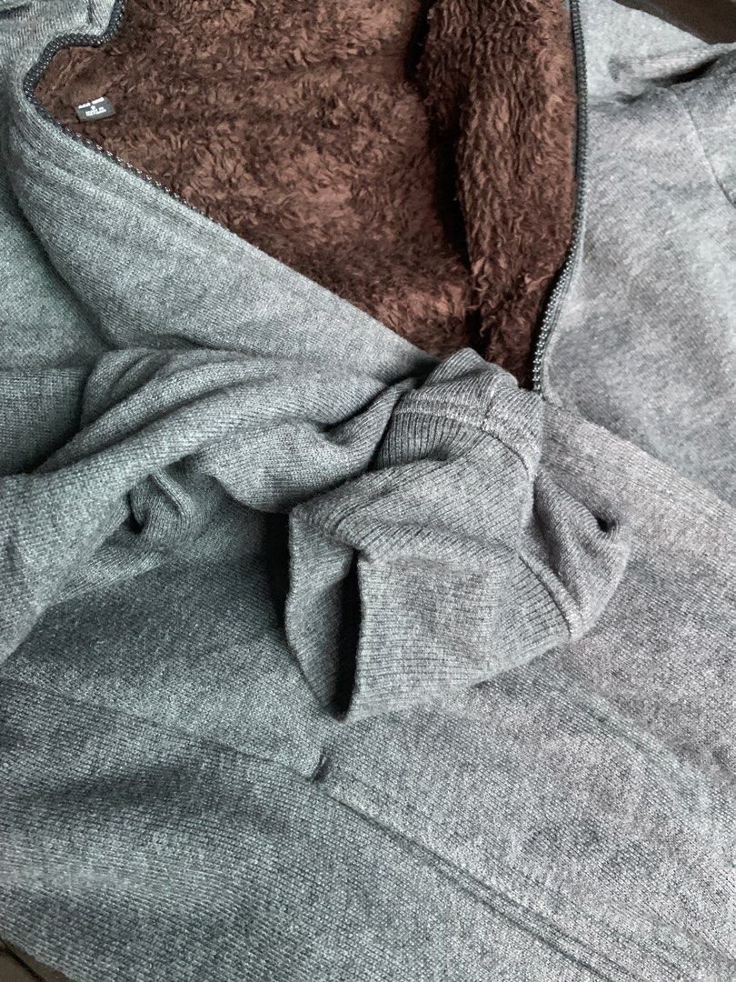 Sweater faux fur hoodie