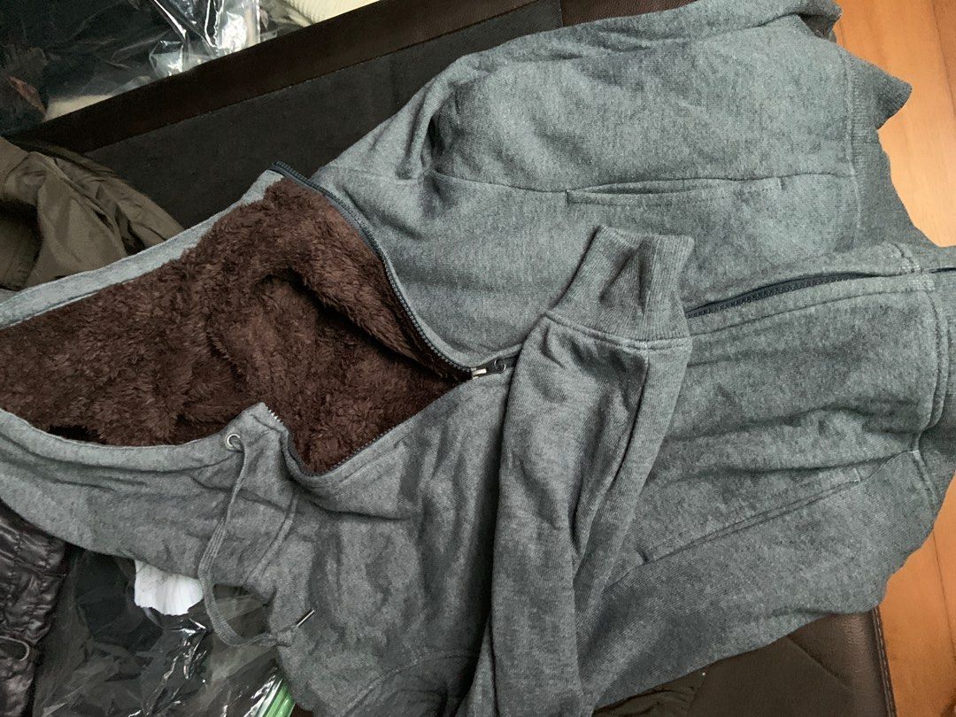 Mens faux fur sweatshirt hot sale