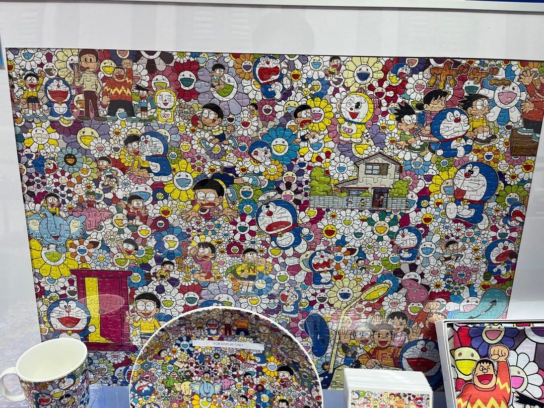 Takashi Murakami Doraemon Sitting Up Every Day Is a Struggle Nobita ED 300 print