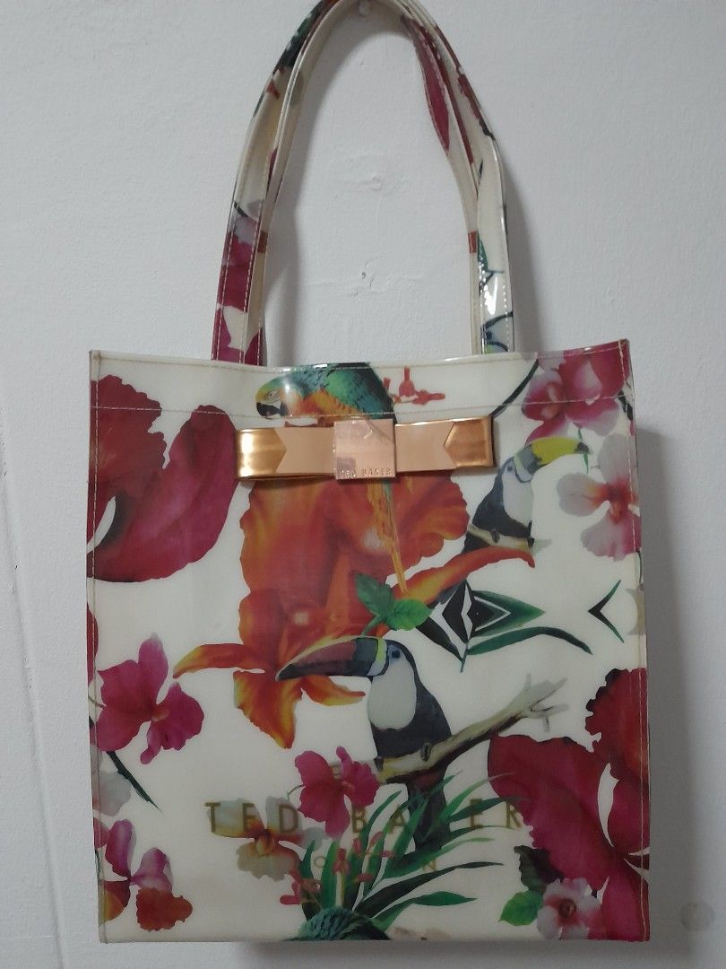 TED BAKER FLORAL BAG (LARGE), Women's Fashion, Bags & Wallets, Tote Bags on  Carousell