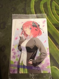 The quintessential quintuplet nino wafer card