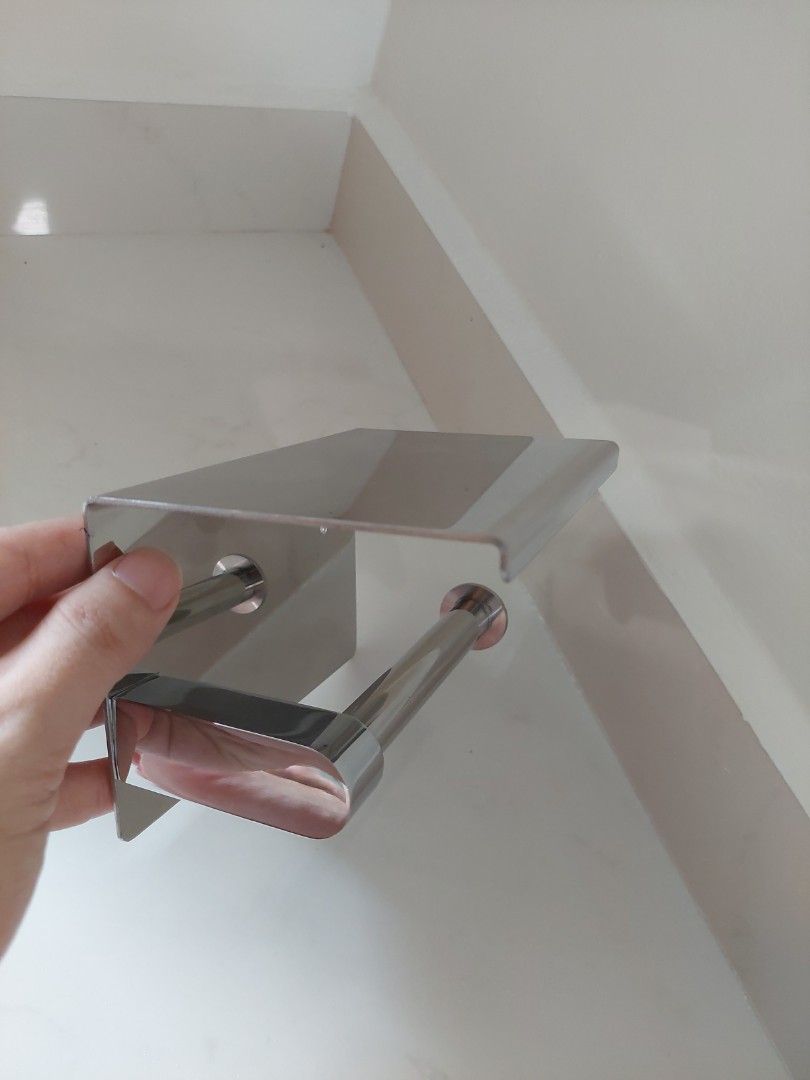 Toilet roll hanger (fully chromatic), Furniture & Home Living, Home