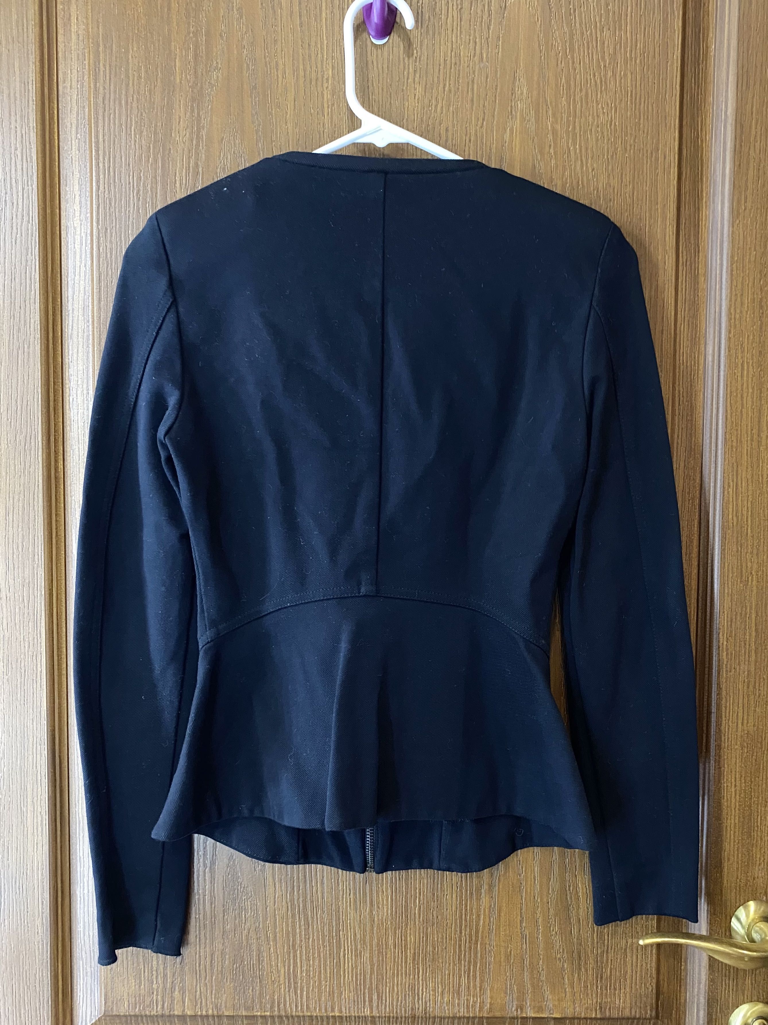 TOPSHOP Peplum Jacket US2 XS Women s Fashion Coats Jackets and Outerwear on Carousell