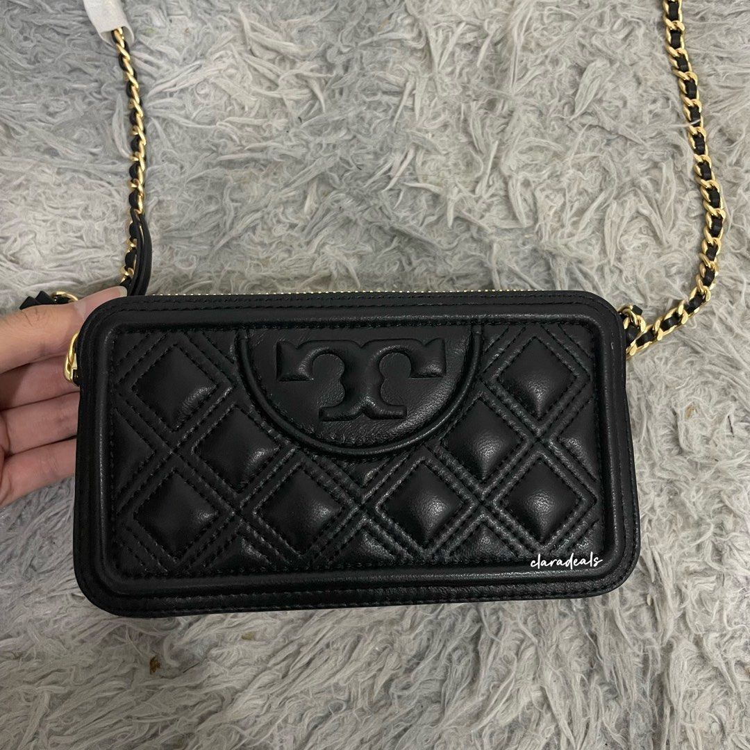 Tory Burch Fleming Double Zip Mini Bag, Women's Fashion, Bags & Wallets