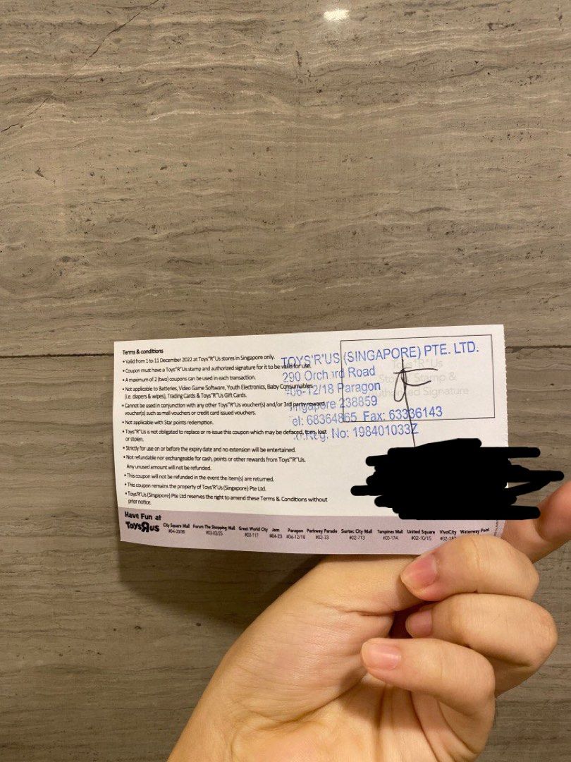 ToysRus $10 voucher, Tickets & Vouchers, Vouchers on Carousell