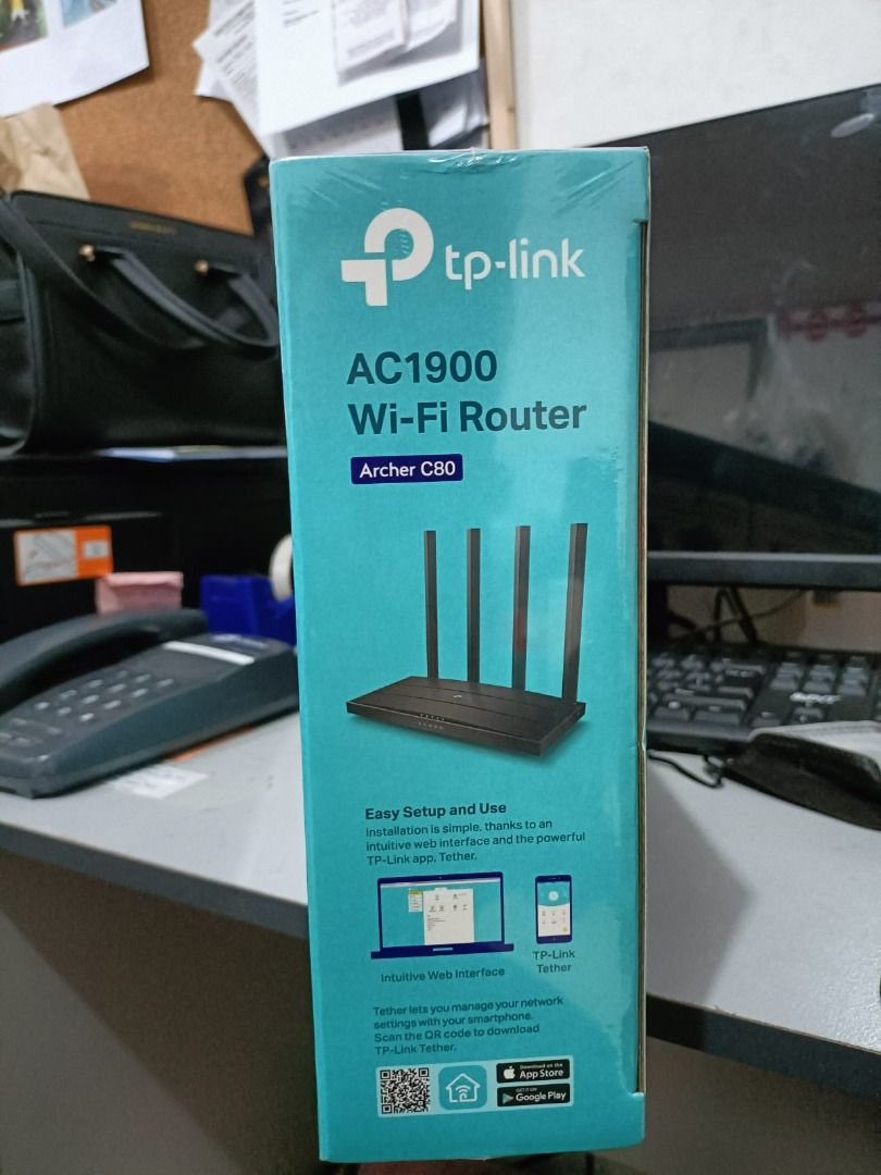 TP-LINK Archer C80 AC1900 Wireless MU-MIMO Wi-Fi Router, Computers ...