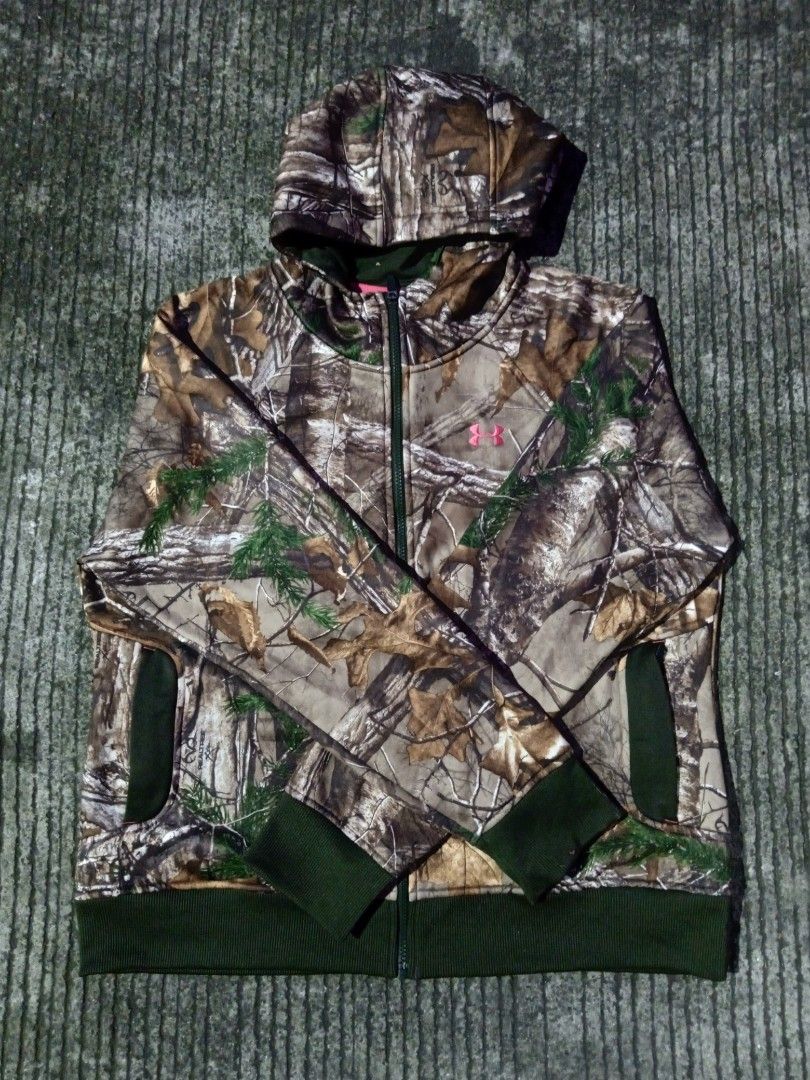 UNDER ARMOUR X REAL TREE JACKET HOOD CAMO Men s Fashion Coats