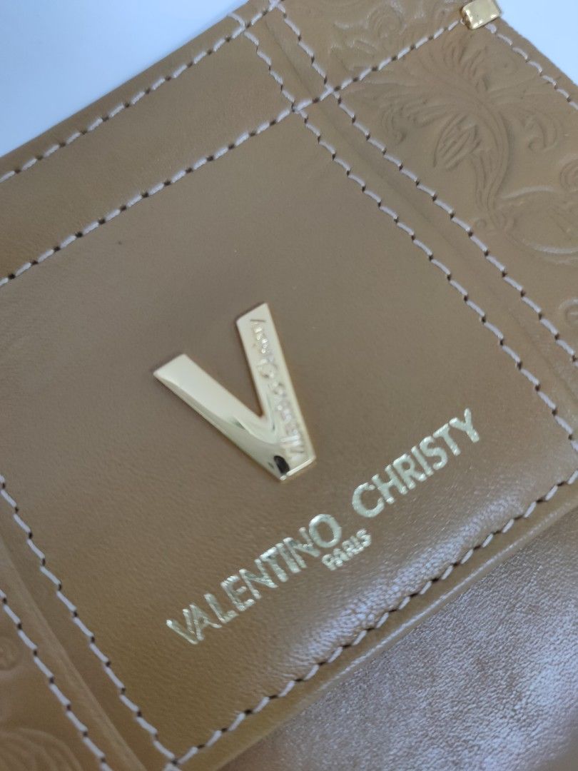Valentino Christy Paris Coin/Card Holder Wallet, Luxury, Bags & Wallets ...