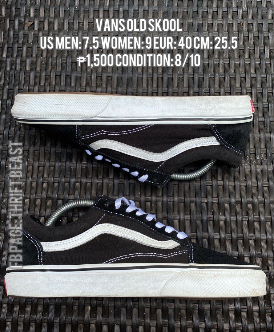 Vans Old Skool US: 7.5, Men's Fashion, Footwear, Sneakers on Carousell