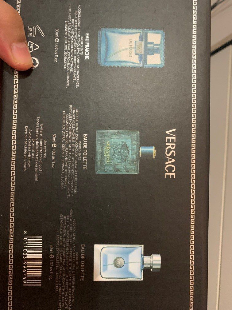 Versace Men Perfumes, Kesehatan & Kecantikan, Parfum, Kuku & Lainnya di