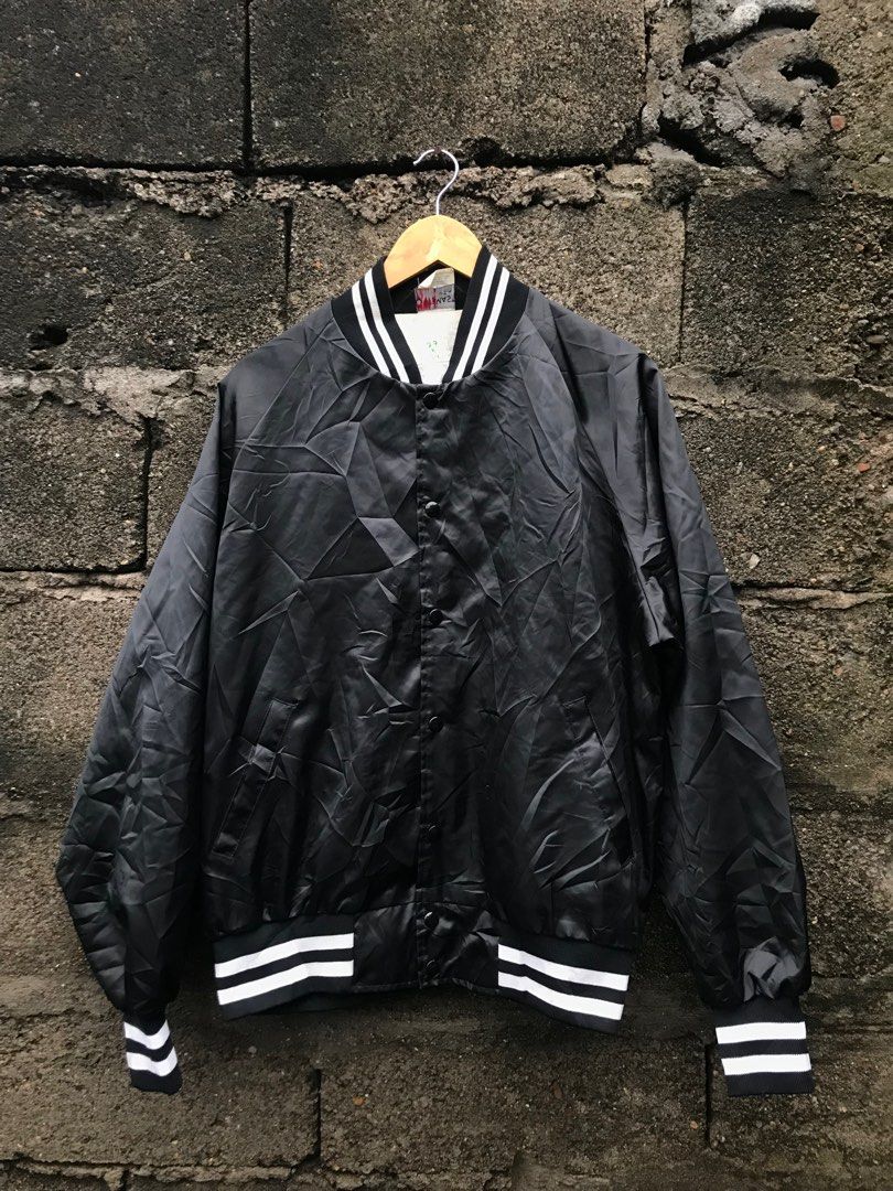 Vintage Plain Varsity Jacket Men s Fashion Coats Jackets and